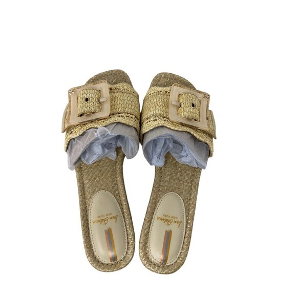 Sam Edelman Flip Flops Women's Size 10 Medium Grass Woven Bambi Natural Rafflia - Picture 6 of 12